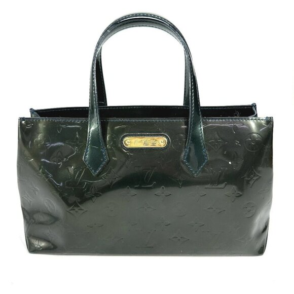 LOUIS VUITTON MonogramVernis WilsherePM Bag Tote Bag Hand Bag - Picture 1 of 16